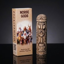 Statua Thor in legno