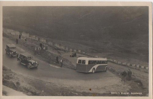 Vintage postcard devil elbow - postcard, devil's