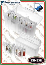 scatola porta artificiali Plastica Panaro con scomparti crank minnow microjig