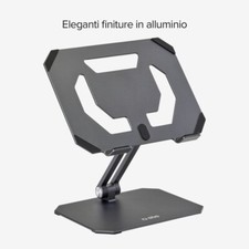 Steady Stand - Supporto universale pieghevole per tablet e iPad di SBS Alluminio