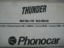 Phonocar Thunder Bass Reflex 120 Watt, NUOVO!!!