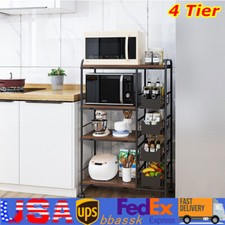 Carrello carrello pieghevole in metallo a 4 livelli portautilità scaffale espositore ripiani