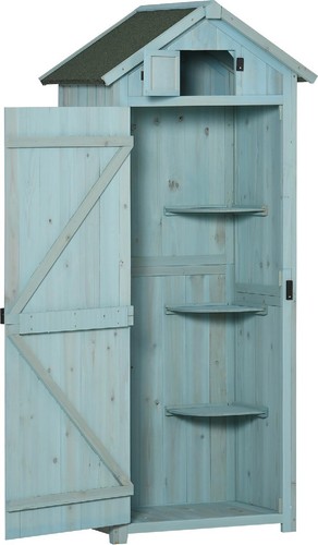 Capanno attrezzi anta legno - attrezzi,