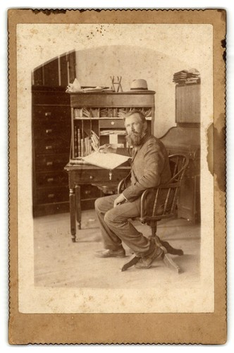 Cabinet card circa 1890s - cabinet,