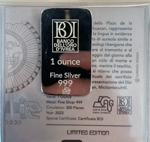Boi ivrea oncia argento - boi,