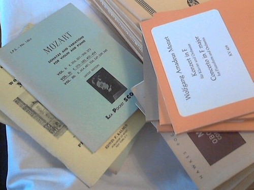 Konvolut taschenpartituren - konvolut,