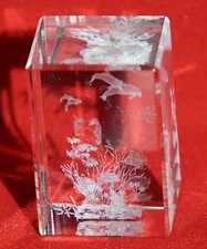 SCULTURA IN CRISTALLO LAVORATO, AMBIENTE MARINO- PESCI