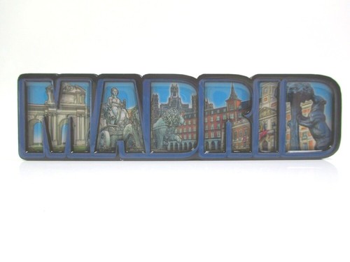 Madrid magnete legno souvenir