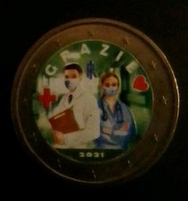 Moneta colorata FDC  rara 2