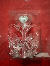 Piccola statuina due cigni in