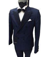 CARLO PIGNATELLI ABITO UOMO  T. 50  DOPPIO PETTO CERIMONIA SPOSO  DRESS MAN