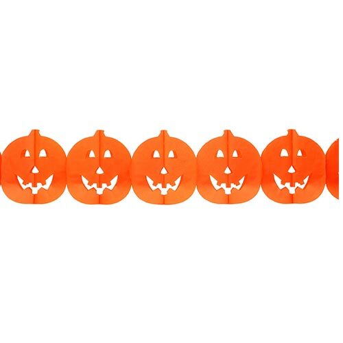 Ghirlanda zucca halloween 300 - zucca,