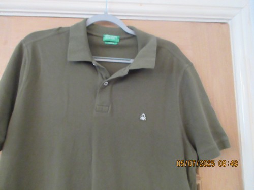 Polo benetton verde militare - benetton,