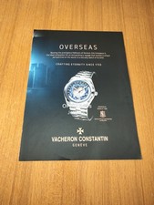 VACHERON CONSTANTIN OVERSEAS WORLD TIME WATCH OROLOGIO AD PUBBLICITA