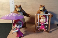 Lotto Di 4 Personaggi Masha E L'orso