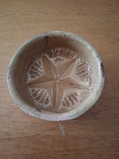 ANTICA FORMELLA O STAMPINO IN CERAMICA DI CALTAGIRONE MOTIVO IN RILIEVO A STELLA