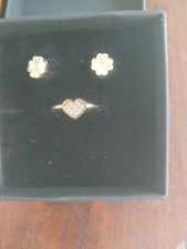 Brand parure anello orecchini nuovi mai usati scatola originale