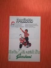PUBBLICITA' ORIGINALE - ADVERTISING ARTICOLI PER BAMBINI "GIORDANI" anni 70