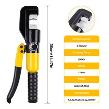 Morsetto idraulico manuale