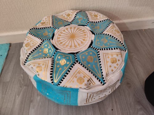 Pouf fatto mano nuovo - pouf,