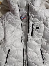 Blue USA White Puffer Jacket
