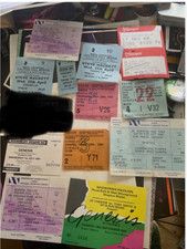 Genesis tickets 12 x  job lot some rare