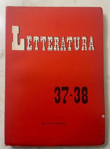Rivista letteratura 1959 - rivista,
