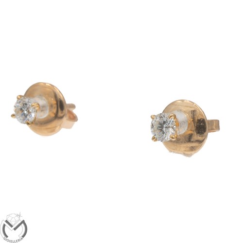 Orecchini oro rosa 750 - orecchini,