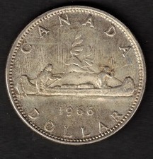 MONETA CANADA DOLLARO 1966 -