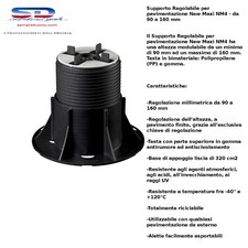 SUPPORTO PER PAVIMENTO GALLEGGIANTE REGOLABILE FLOTTANTE MAXI ETERNO IVICA