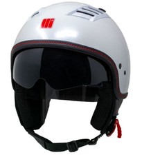 CASCO MOTO MOTOCUBO JET BUENOS AIRES AREATO VISIERA INTERNA BIANCO PERLA TG L