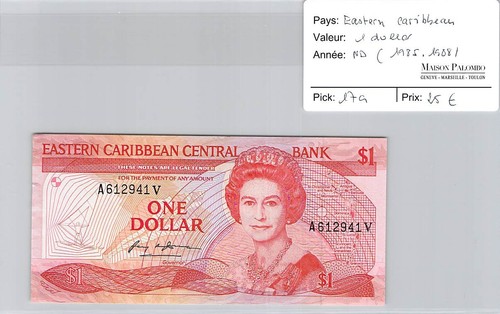 Banconota eastern caraibbean - banconota,