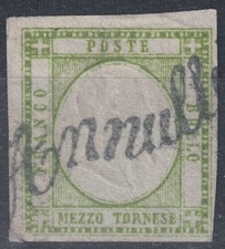 Province Napoletane 1/2 Tornese Verde usato