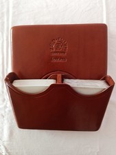 Porta Carte Da Gioco In Pelle  Vintage  Nuovo Marchio Zed Fatto a Mano Nuovo 