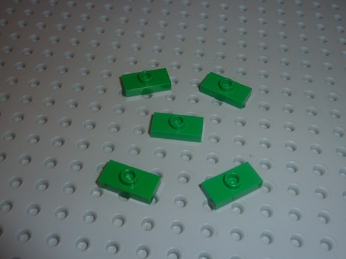 Lego green plate ref - x, 3794