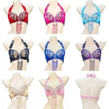 Reggiseno con paillettes nappe