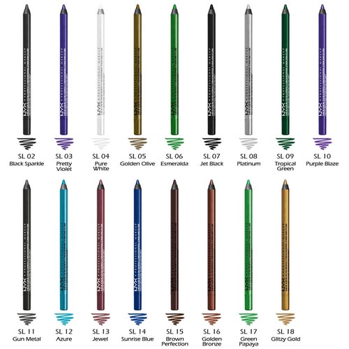 Nyx slide matita eyeliner - slide, on