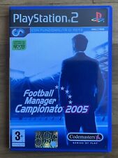 ps2 gioco football manager campionato 2005