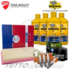 Tagliando DUCATI Monster 1000 S2R 2006 2007 2008 Olio Bardahl XTM Filtri Candele