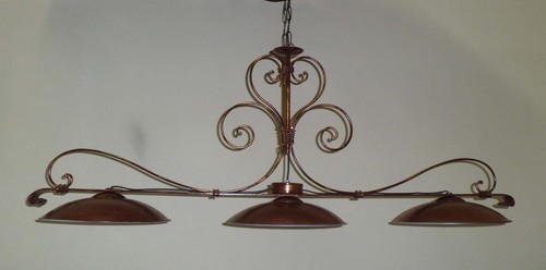 Lampadario bilancia ferro - lampadario, in