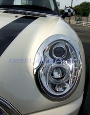 FARI MINI COOPER R50 R52 R53 LED DIURNI+ANGEL EYES A LED DAL 01 -- 06 + MOTORINI