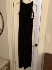 ABITO LUNGO IN CREPE HALSTON