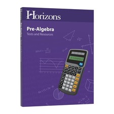 Horizons pre algebra tests - pre-algebra, &