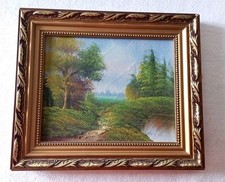 Quadro Dipinto Ad Olio Con