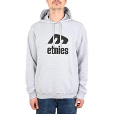 Felpa Con Cappuccio Etnies Icon E - Grigio/Nero