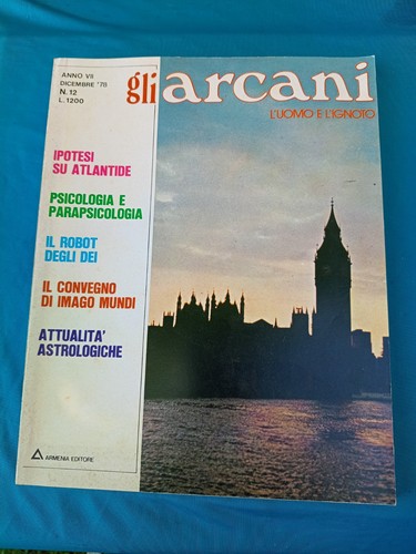 Rivista gli arcani - rivista, e