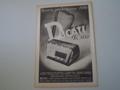 Advertising pubblicità 1946 - advertising,
