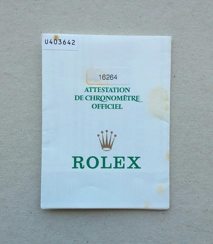 Rolex guarantee warranty paper - rolex,