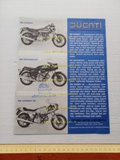 Ducati 900 SS - 900 Darmah SS - 900 Darmah 1979 depliant USA originale inglese