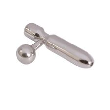Piercing bacchetta principi 50 mm acciaio chirurgico suono uretrale liscio principe alberto